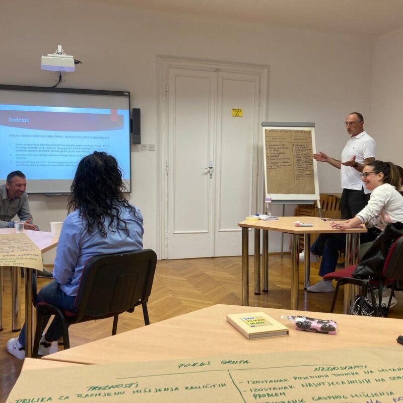 Radionica “Modeli unutarnjeg i vanjskog vrednovanja djelovanja/programa organizacija civilnoga društva” 01 - Udruga Kamenčići