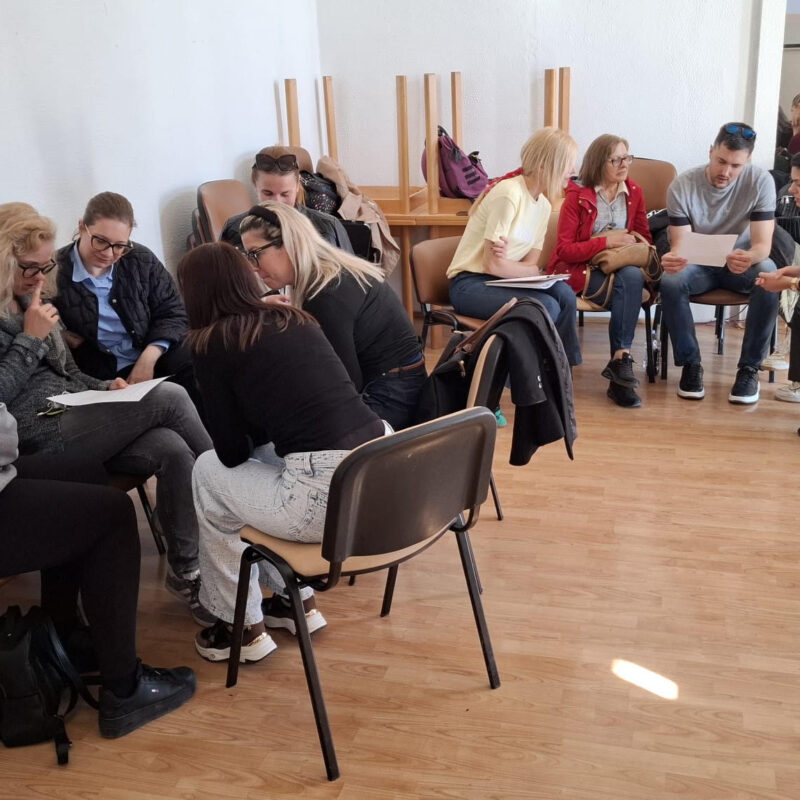 Završena dvodnevna izobrazba „Organizacija volontiranja: Administracija u radu s volonterima i provedba volonterskih akcija“ 01 - Udruga Kamenčići