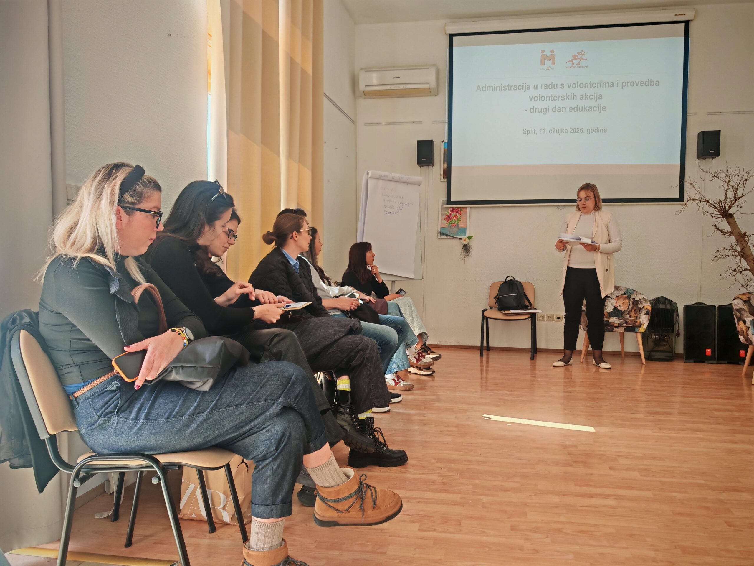 Završena dvodnevna izobrazba „Organizacija volontiranja: Administracija u radu s volonterima i provedba volonterskih akcija“ - Udruga Kamenčići